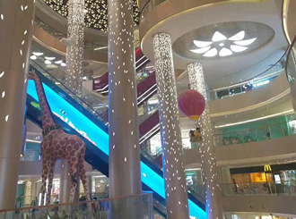 鋁單板室內(nèi)墻頂造型