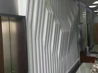 鋁單板室內(nèi)墻頂造型