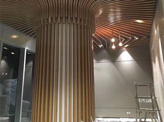 鋁單板室內(nèi)墻頂造型