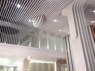鋁單板室內(nèi)墻頂造型