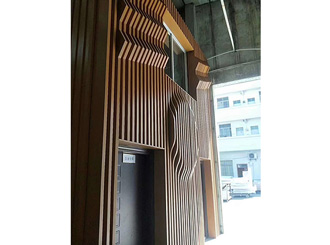 鋁單板室內(nèi)墻頂造型