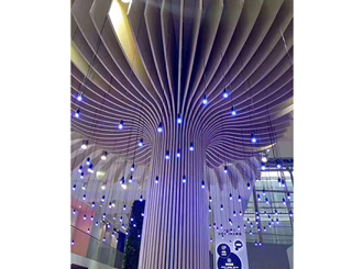 鋁單板室內(nèi)墻頂造型