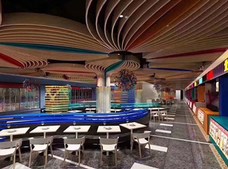 鋁單板室內(nèi)墻頂造型