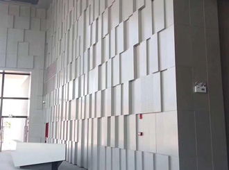鋁單板室內(nèi)墻頂造型