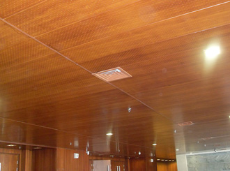 鋁單板室內(nèi)墻頂造型