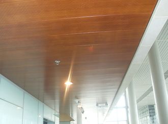 鋁單板室內(nèi)墻頂造型